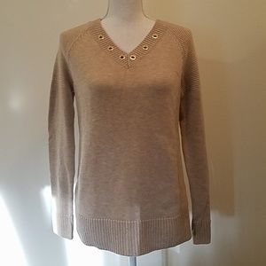 NWT Calvin Klein tan sweater